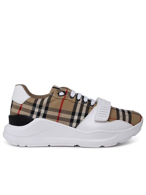 regis burberry|Burberry New Regis Check Sneaker (Men) .